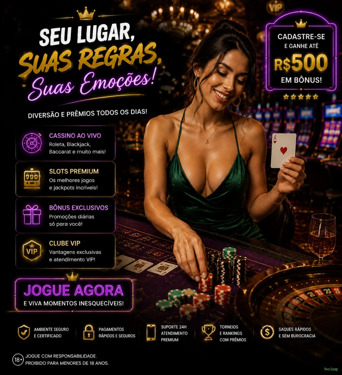 Vantagens Cassino ao Vivo